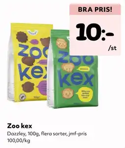 MatArket Zoo kex erbjuda