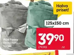 Rusta Pläd Fanny erbjuda