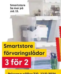 Rusta Smartstore förvaringslådor erbjuda