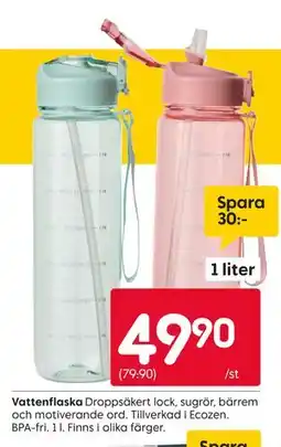 Rusta Vattenflaska erbjuda