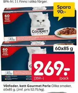 Rusta Våtfoder, katt Gourmet Perle erbjuda