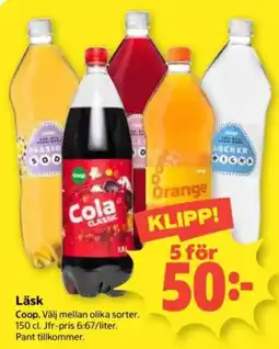 Coop Coop Läsk erbjuda