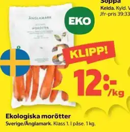 Coop Ånglamark morötter erbjuda