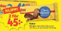Coop Marabou kakor erbjuda