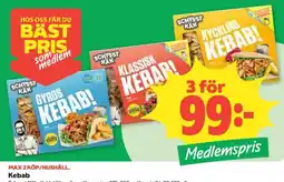 Coop Schysst Käk Kebab erbjuda
