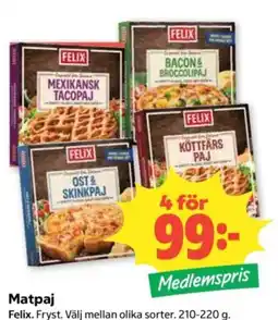 Coop Felix matpaj erbjuda