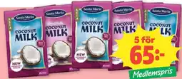Coop Santa Maria light coconut milk erbjuda