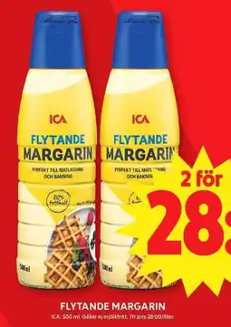 ICA Maxi Ica flytande margarin erbjuda