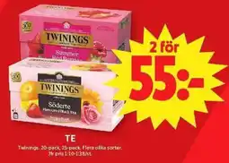 ICA Maxi Twinings te erbjuda