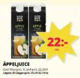 Tempo Äppeljuice erbjuda