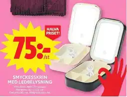 ICA Maxi YOV Smyckesskrin med LED-belysning erbjuda