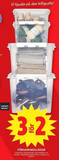 ICA Maxi SmartStore förvaringslådor erbjuda