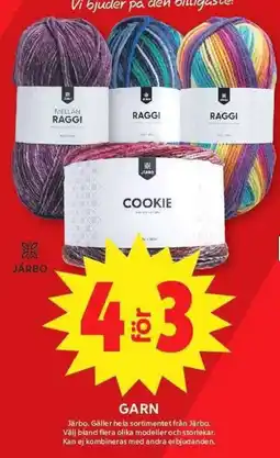 ICA Maxi Järbo Garn erbjuda