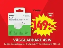 ICA Maxi Belkin väggladdare 45 w erbjuda