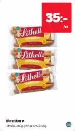 Östenssons Lithells varmkorv erbjuda