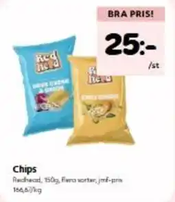 Östenssons Redhead chips erbjuda