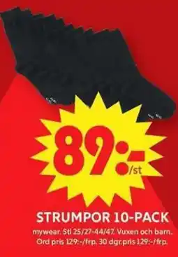 ICA Maxi mywear strumpor erbjuda