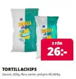 Tempo Garant tortillachips erbjuda
