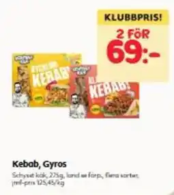 Östenssons Kebab, Gyros erbjuda