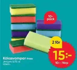 DollarStore Kökkssvampar Frida erbjuda