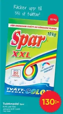 DollarStore Spar tvättmedel color erbjuda