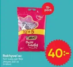 DollarStore Rakhyvel bic twin lady erbjuda