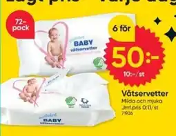 DollarStore Buddybird baby våtservetter erbjuda