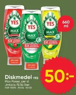 DollarStore Yes max power erbjuda