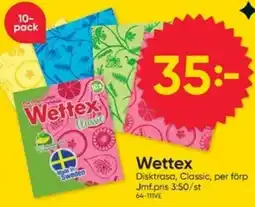 DollarStore Wettex disktrasa classic erbjuda
