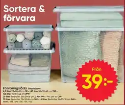 DollarStore SimpleStore Förvaringslåda erbjuda