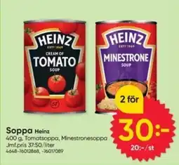 DollarStore Heinz soppa erbjuda