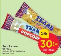 DollarStore Snacks Texas erbjuda