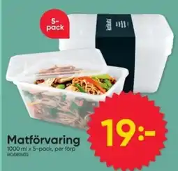 DollarStore Matförvaring erbjuda