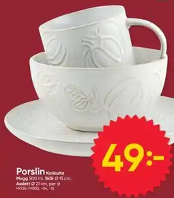 DollarStore Porslin Kotikulta erbjuda