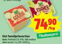 Stora Coop Ost Familjefavoriter erbjuda
