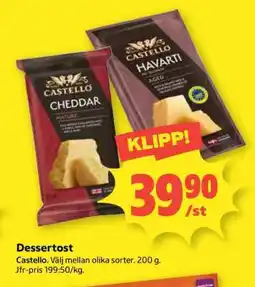 Coop DESSERTOST erbjuda