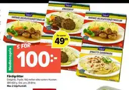 Coop Extra Färdigrätter, Medlemspris erbjuda