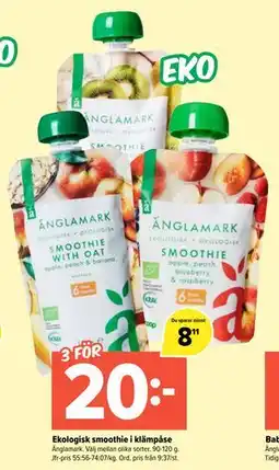 Coop Extra Ekologisk smoothie i klämpåse erbjuda