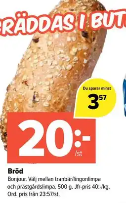 Coop Extra Bröd erbjuda