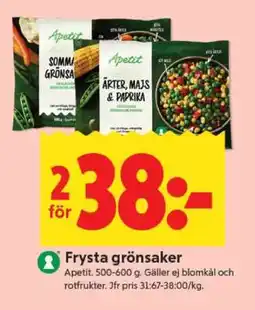 ICA Supermarket Frysta Grönsaker erbjuda