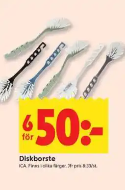 ICA Supermarket DISKBORSTE erbjuda