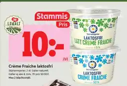 ICA Supermarket Crème Fraiche laktosfri erbjuda