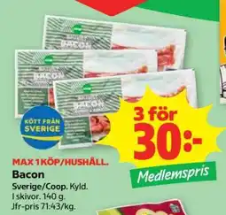 Stora Coop BACON erbjuda