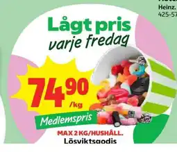 Stora Coop Lösviktsgodis erbjuda