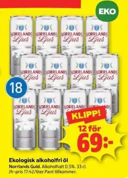 Stora Coop EKOLOGISK ALKOHOLFRI ÖL erbjuda