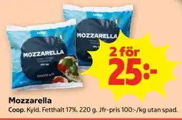 Stora Coop MOZZARELLA erbjuda