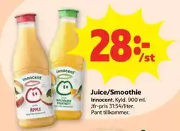 Stora Coop Juice, Smoothie erbjuda