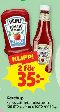 Stora Coop Ketchup erbjuda