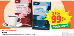 Coop KAFFE erbjuda