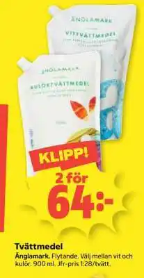 Coop Tvättmedel erbjuda